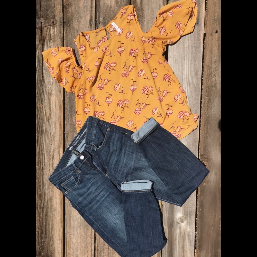 Cold shoulder blouse